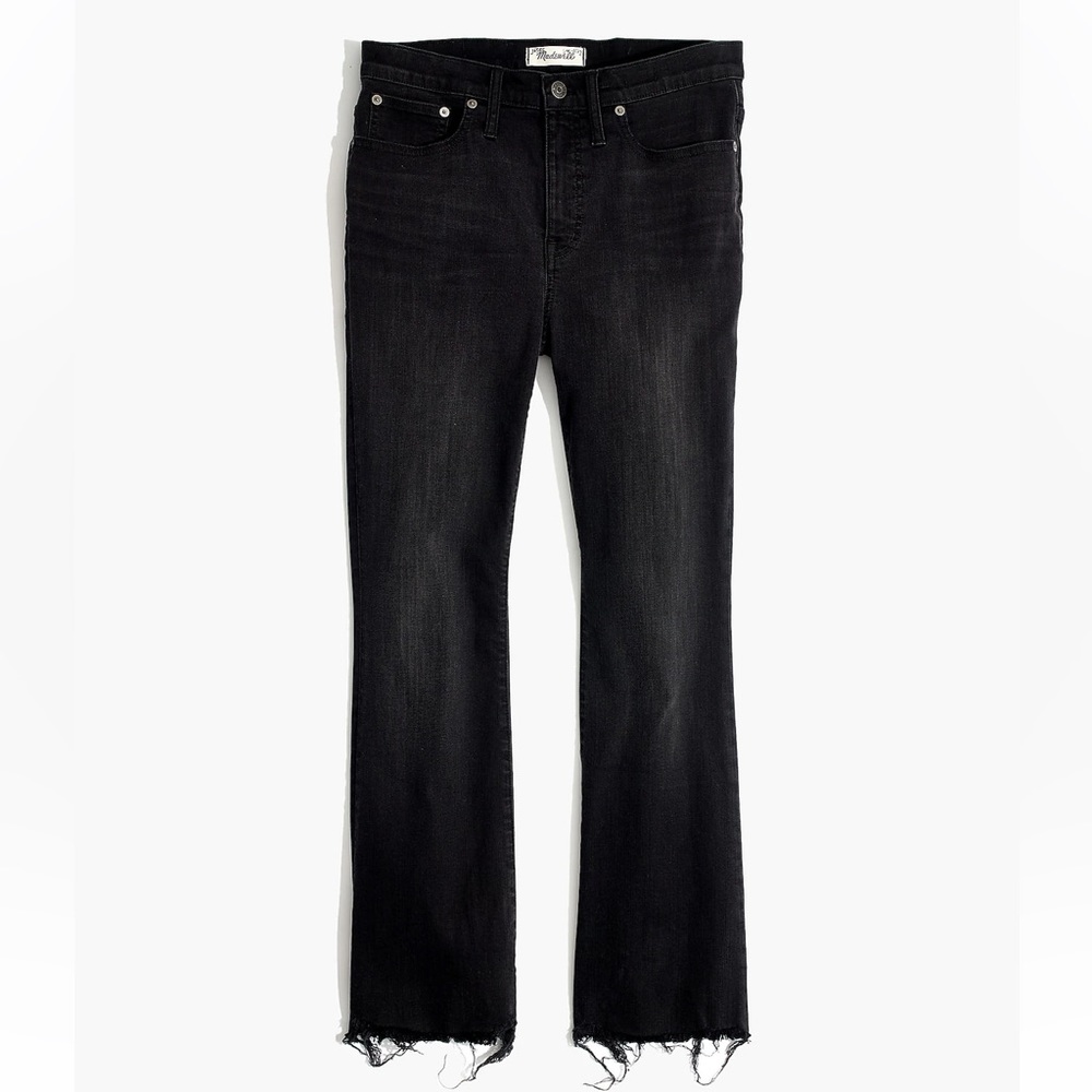 Madewell Cali Demi-boot dark grey chewed hem edition size 27